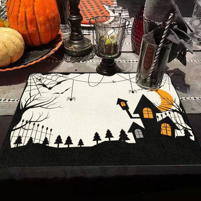 Spider Web Halloween Decoration - VIKAMA Black White Haunted House Halloween