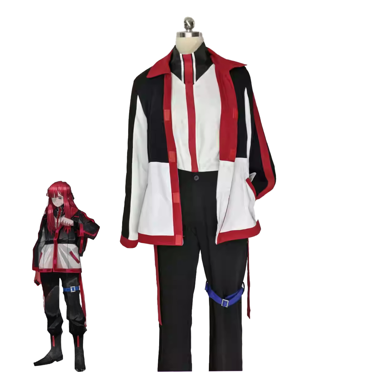 Halloween Costume Kids - Game Limbus Company Yuri Cosplay Costume