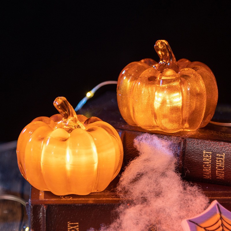Halloween LED Luminous Pumpkin - Halloween Pumpkin Decor Led 评论和价格