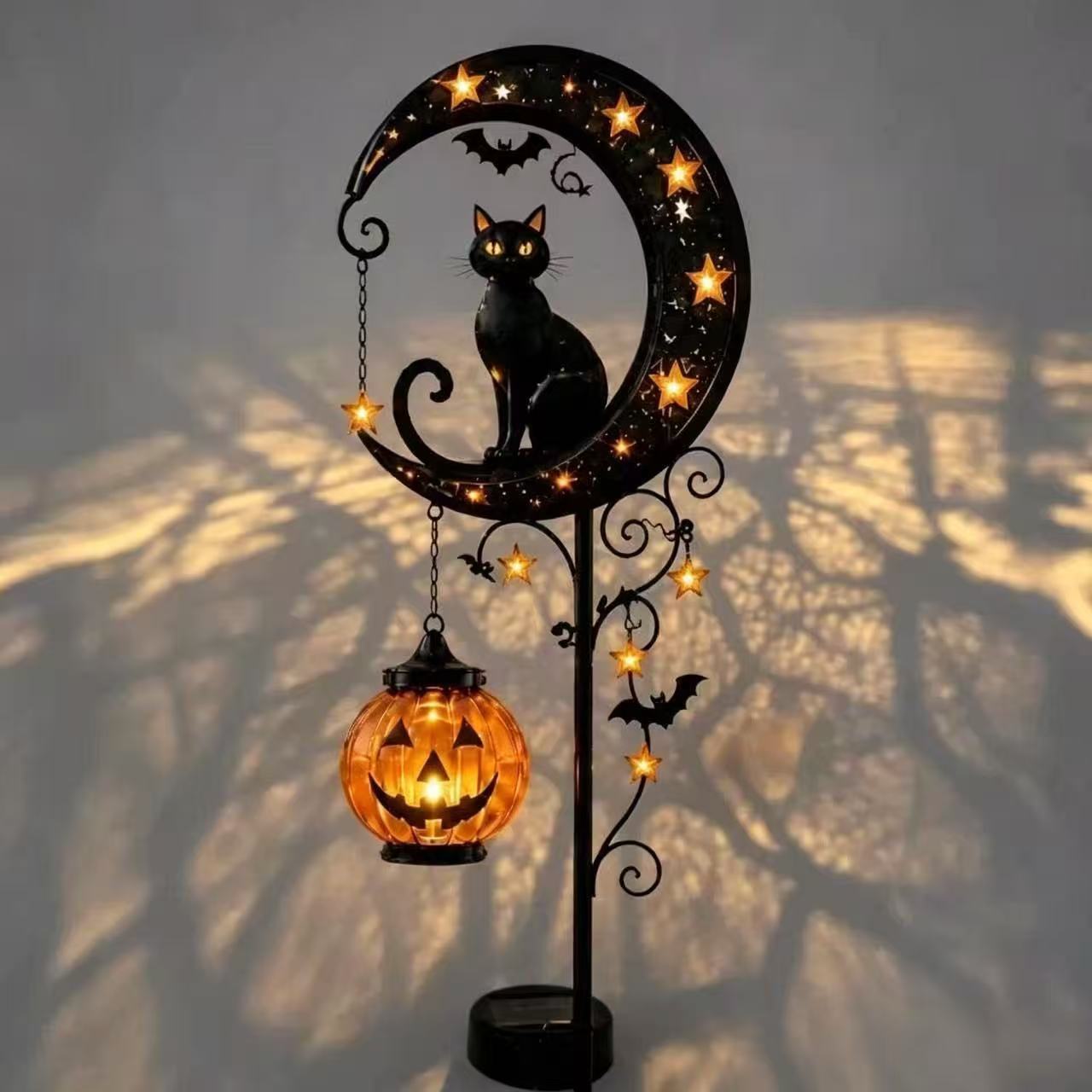 Halloween Black Cat & Pumpkin  - Pumpkin Lantern Halloween 评论和价格