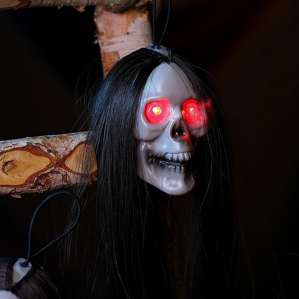 Halloween Hanging Ghost Skull  - Halloween Skeleton Decoration 评论和价格