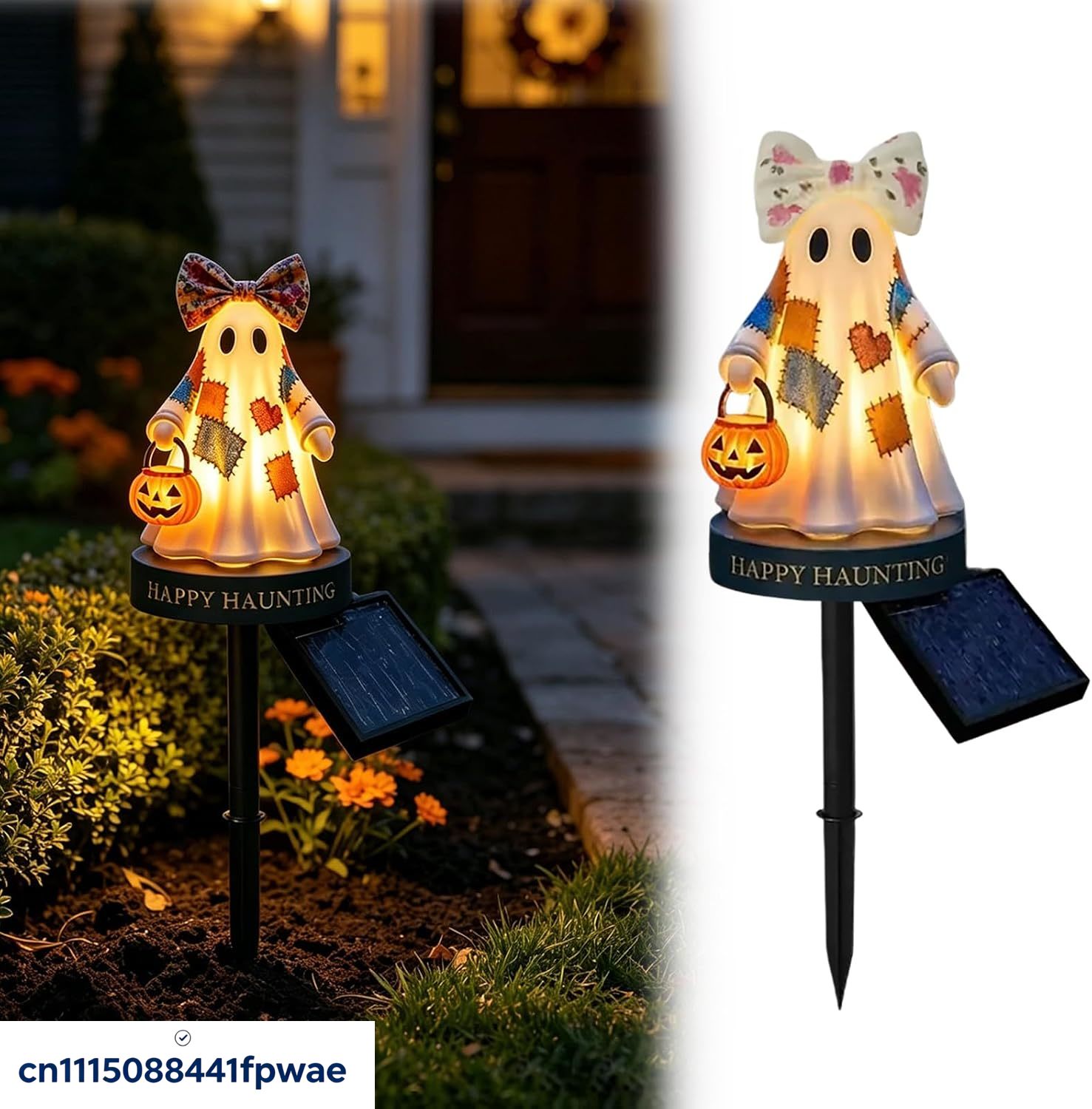 Solar Halloween Decorations Ou - Pumpkin Lantern Halloween 评论和价格