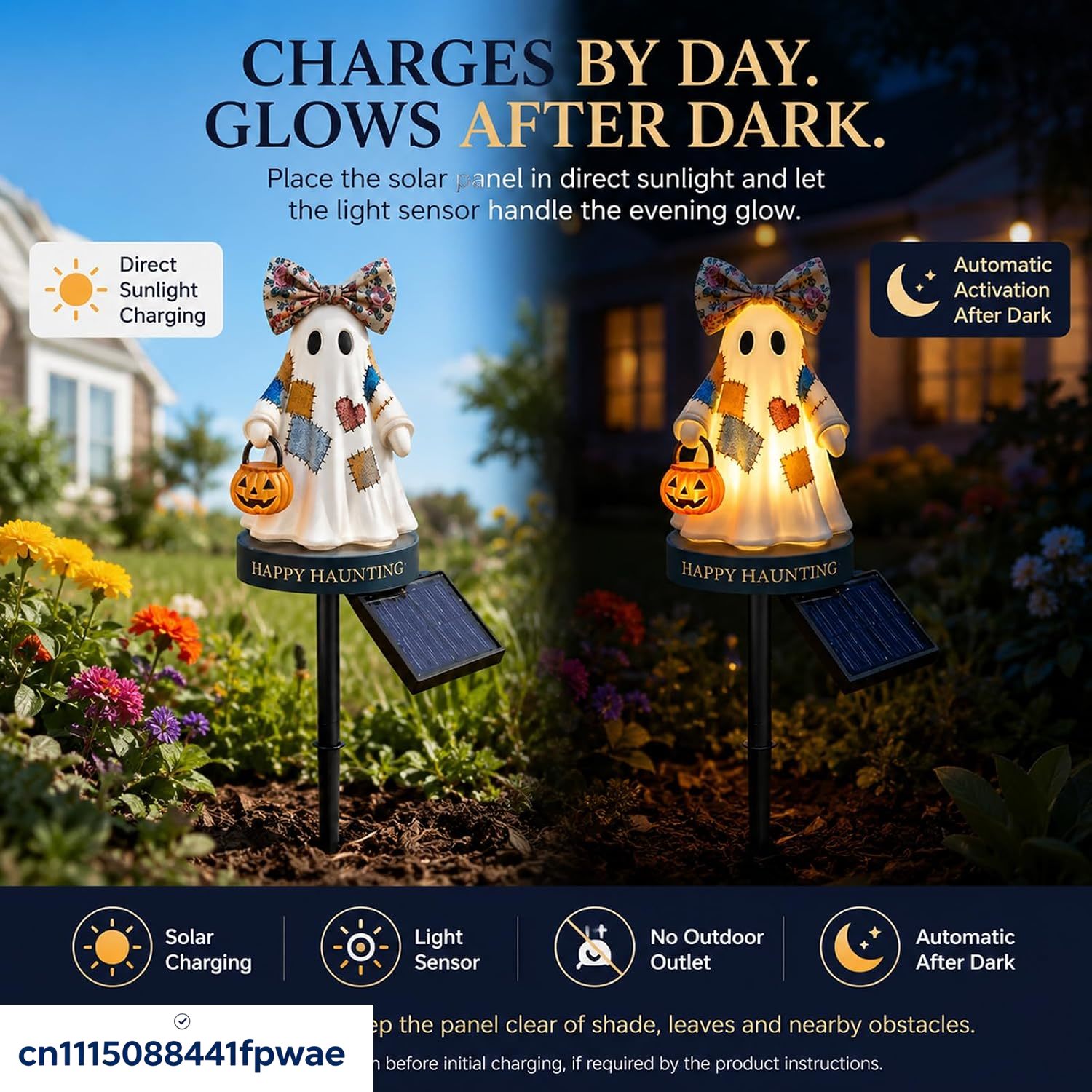 Solar Halloween Decorations Ou - Pumpkin Lantern Halloween 评论和价格