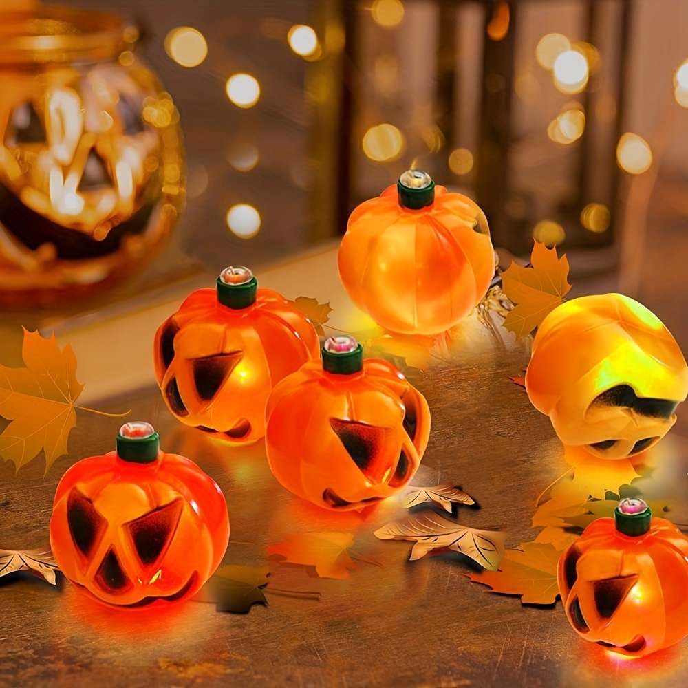 Solar-Powered Halloween Pumpki - Halloween Pumpkin Decor Led 评论和价格