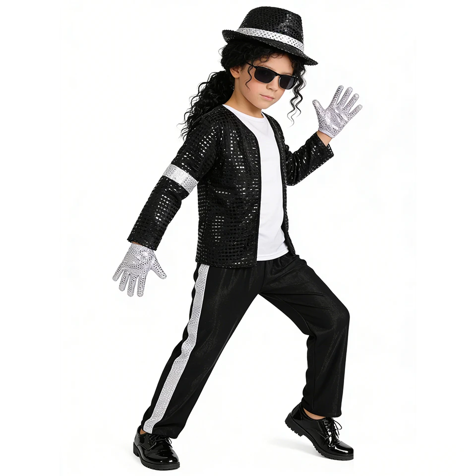 Michael Jackson Kids Clothes H - Halloween Costume Kids 评论和价格