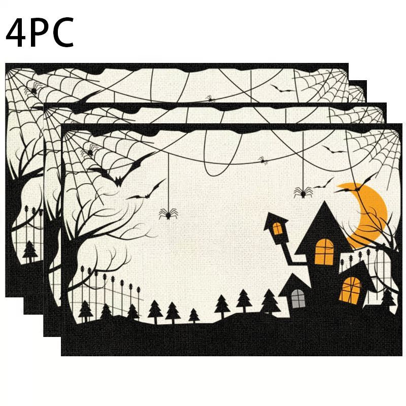 VIKAMA Black White Haunted Hou - Spider Web Halloween Decoration 评论和价格
