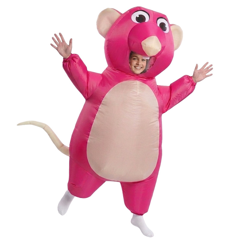 Cartoon Mouse Inflatable Costu - Halloween Costume Adult 评论和价格