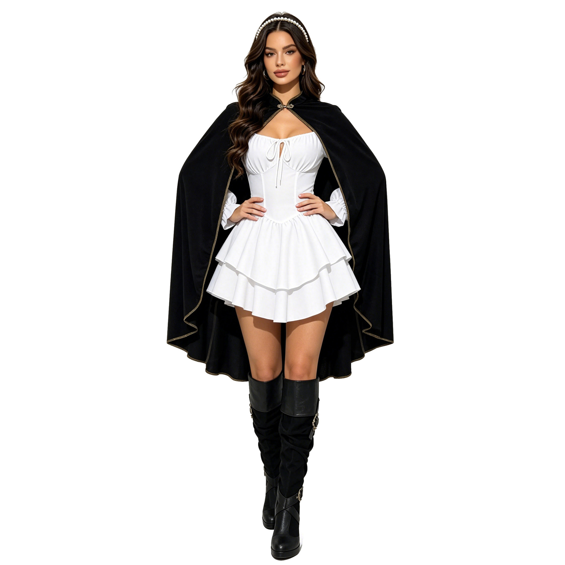Medieval Velvet Cape Adults Go - Halloween Costume Adult 评论和价格