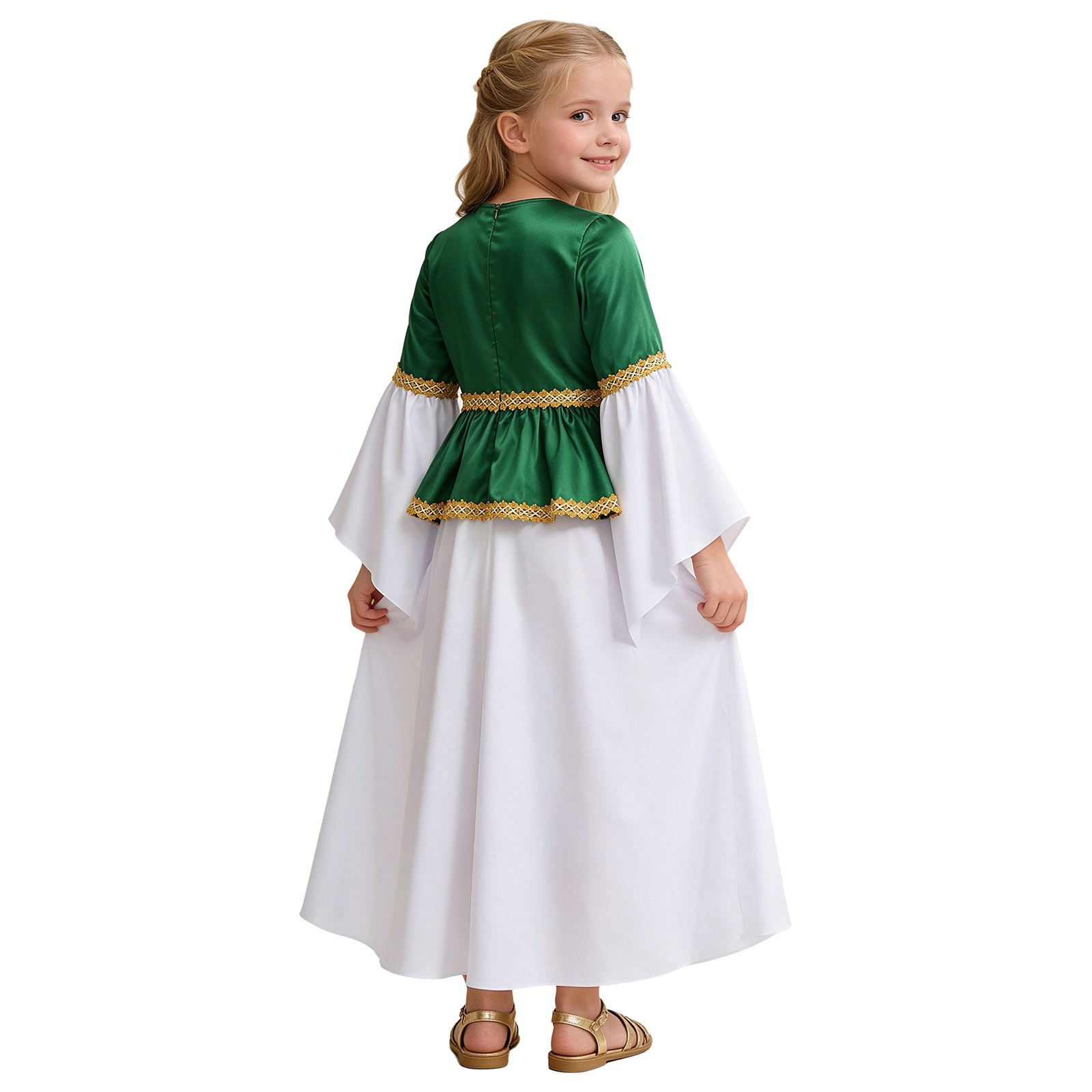 Kids Girls Renaissance Cosplay - Halloween Costume Kids 评论和价格