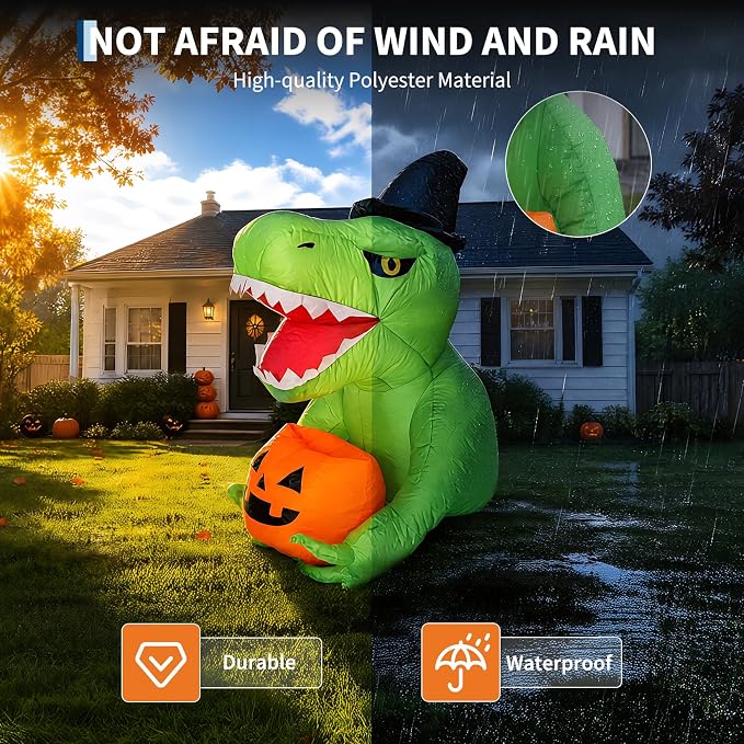 135cm  Halloween Inflatables O - Halloween Pumpkin Decor Led 评论和价格