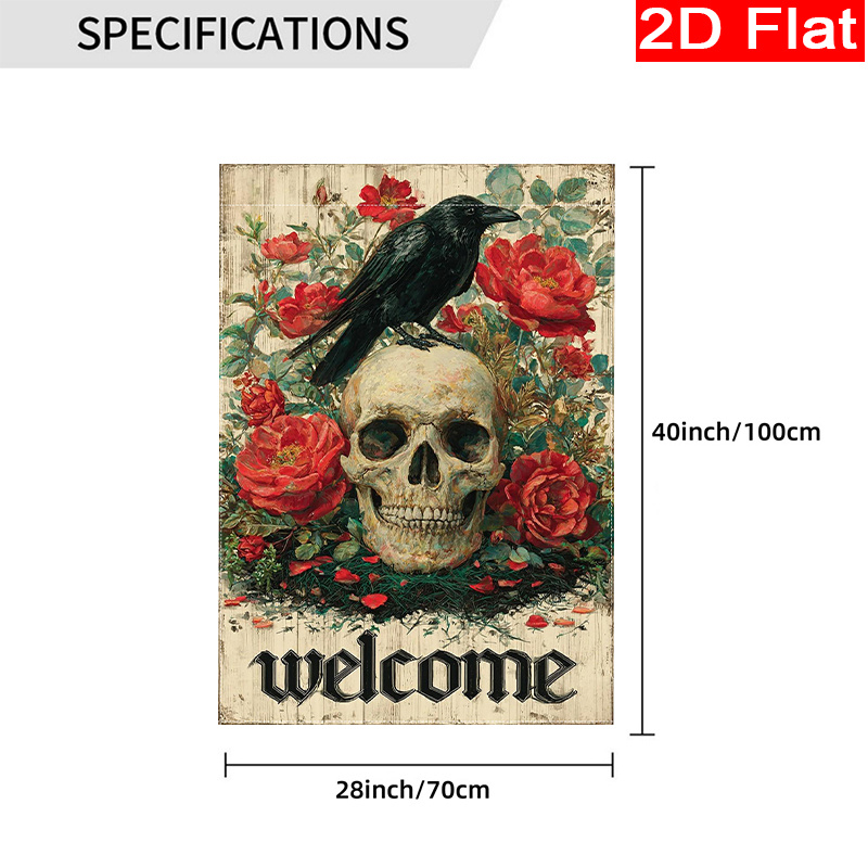 2D Flat - 2D Flat Halloween We - Halloween Skeleton Decoration 评论和价格