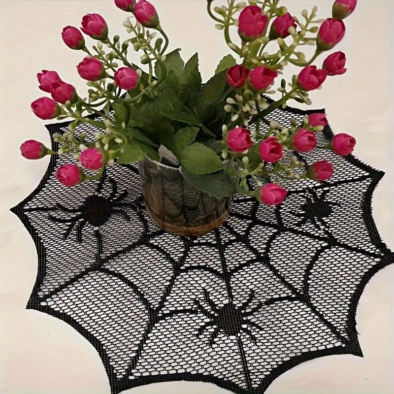 VIKAMA Halloween Black Lace Sp - Spider Web Halloween Decoration 评论和价格