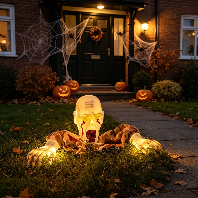 Creepy Halloween Ghost Horror  - Halloween Skeleton Decoration 评论和价格