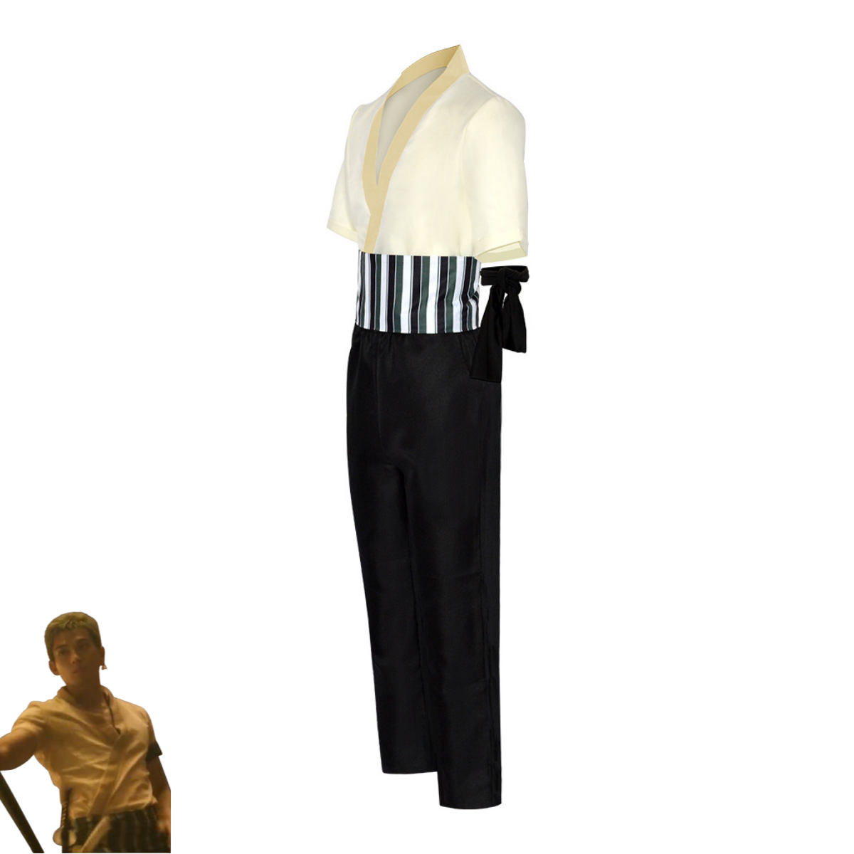 XqNew Anime Movie Roronoa Zoro - Halloween Costume Kids 评论和价格