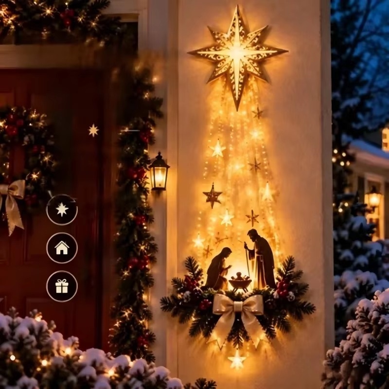 Christmas Bethlehem Star of Fa - Halloween Party Supplies 评论和价格