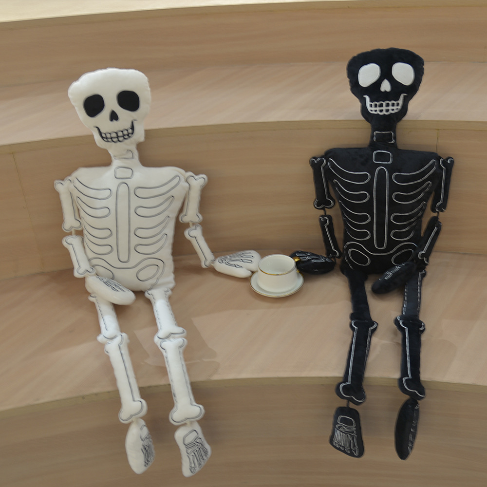 Halloween Skeleton Plush Doll  - Halloween Skeleton Decoration 评论和价格
