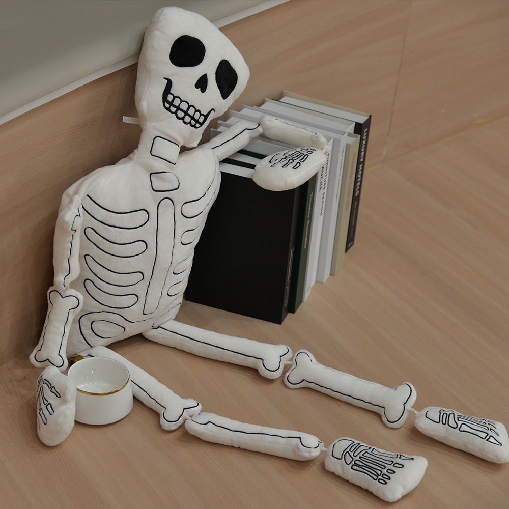 Halloween Skeleton Plush Doll  - Halloween Skeleton Decoration 评论和价格