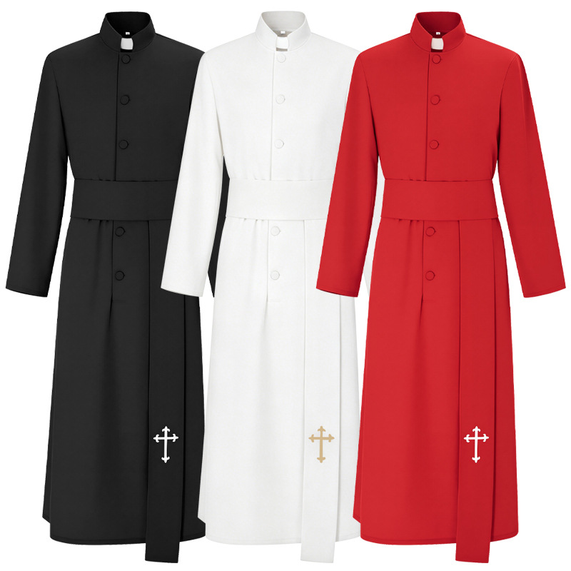 Medieval Priest Costume White  - Halloween Costume Adult 评论和价格