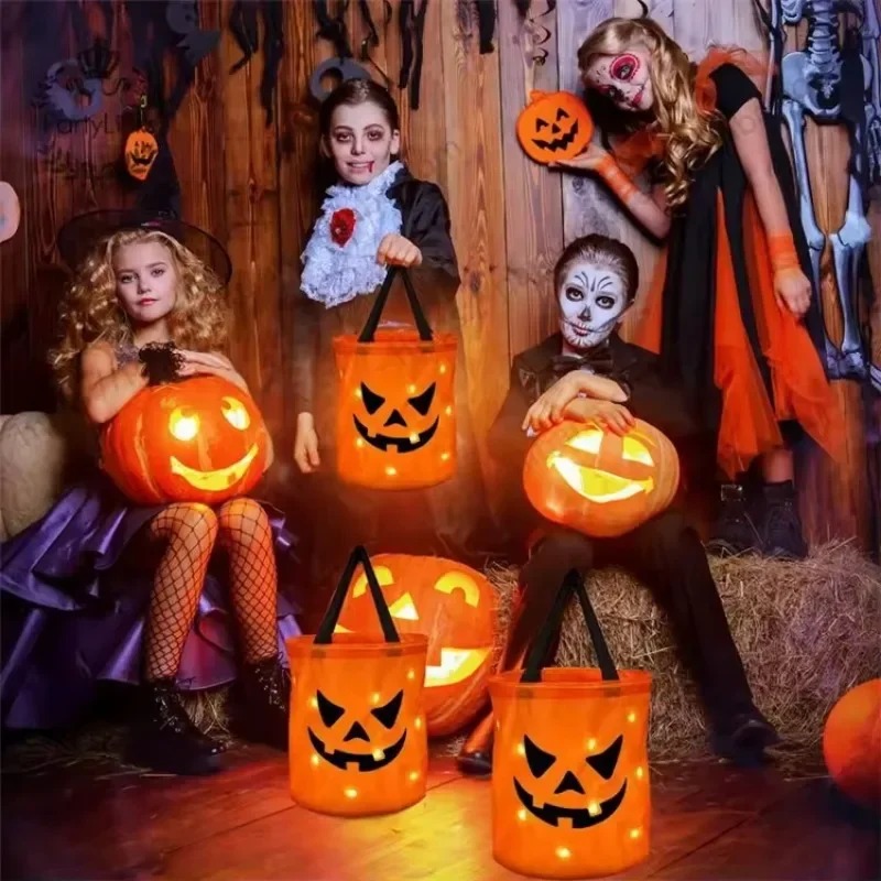 1-10PC LED Halloween Pumpkin B - Halloween Pumpkin Decor Led 评论和价格